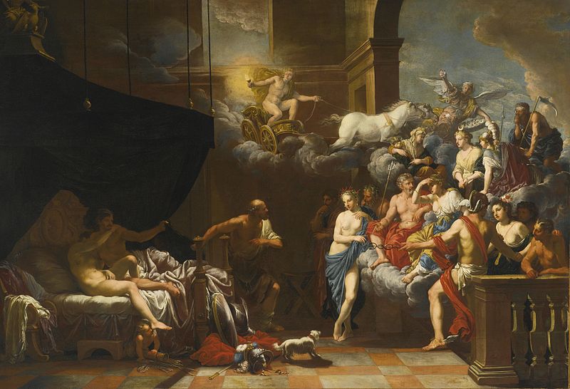 Hefesto surpreende Afrodite e Ares