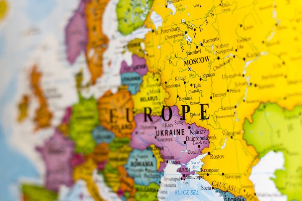 Mapa da Europa