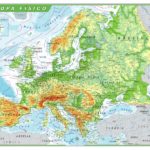 Mapa Físico da Europa