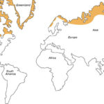 Tundra mapa de sua localização no mundo