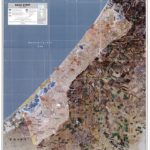 Imagem da Faixa de Gaza por Satélite
