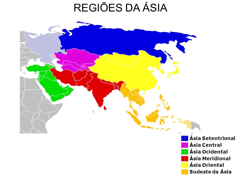 Ásia - População, principais dados, países e capitais