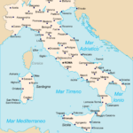 Mapa da Itália