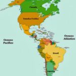Mapa Continente Americano