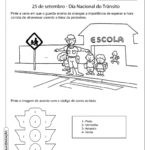 Atividade Dia do Trânsito para Educação Infantil