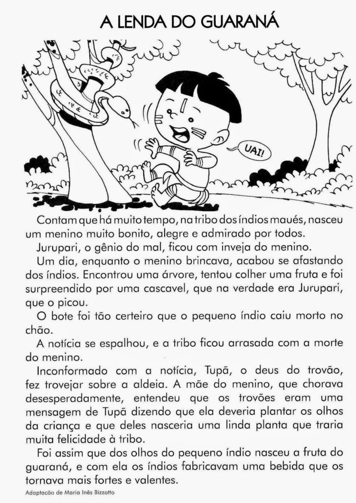 Atividade a lenda do guaraná
