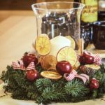 Decoração de mesa de natal