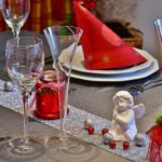 Decoração de mesa de natal