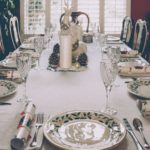 Decoração de mesa de natal