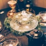 Decoração de mesa de natal