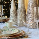 Decoração de mesa de natal