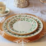 Decoração de mesa de natal