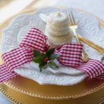 Decoração de mesa de natal