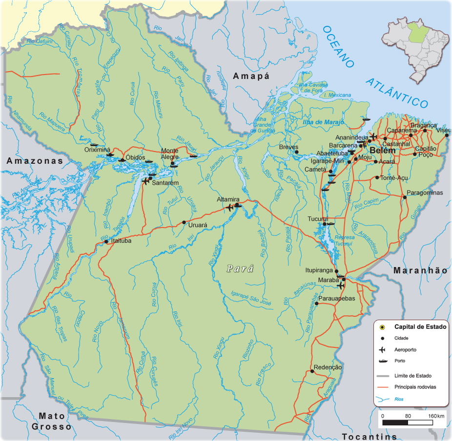 Mapa do Pará
