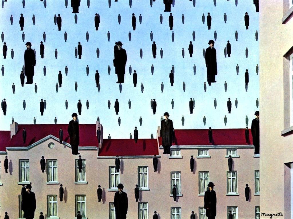 A Queda, René Magritte (1953)
