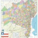 mapa político Bahia