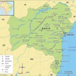 mapa politico da Bahia
