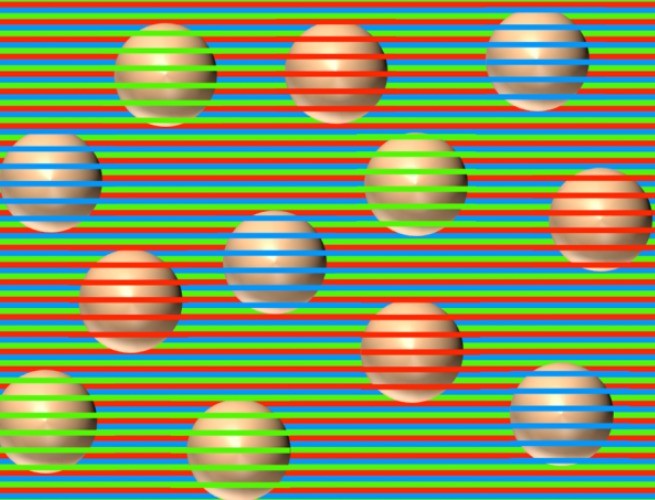 Bolas de cores diferentes
