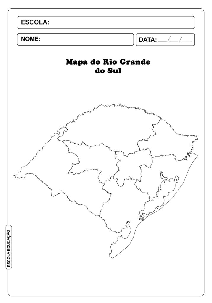 Mapa Do Rio Grande Do Sul Mapa Politico Rodoviario Cidades E Regioes