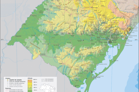 Mapa Do Rio Grande Do Sul Mapa Politico Rodoviario Cidades E Regioes