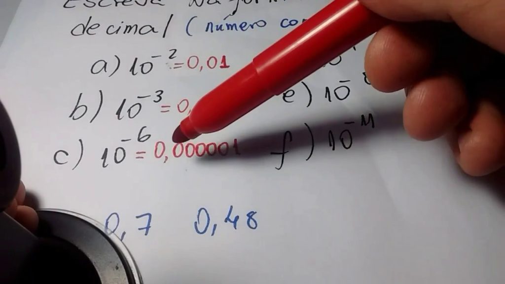 Como escrever em notação científica