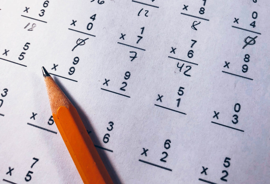 Tabuada de Multiplicação