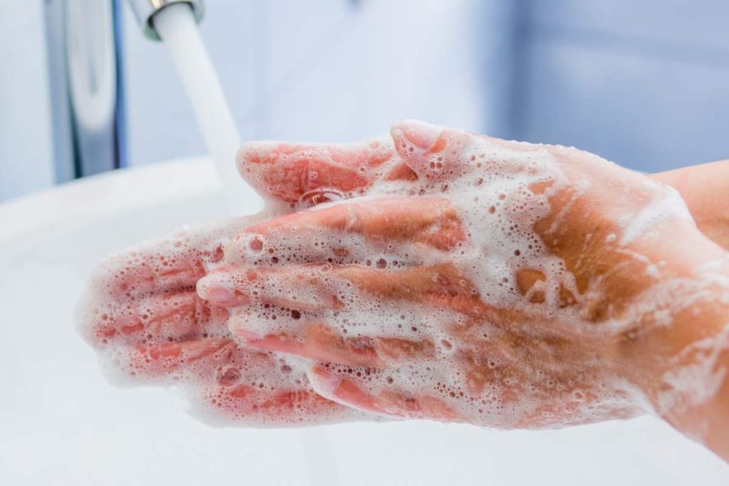 Vírus - Profilaxia - Lavar bem as mãos