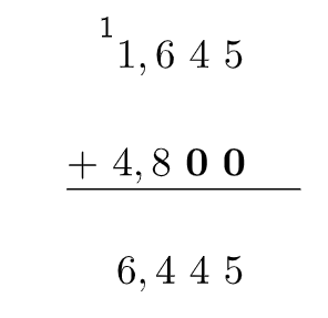 Soma de números decimais