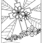 Símbolos da Páscoa para colorir