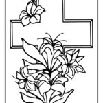 Símbolos da Páscoa para colorir