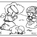 Símbolos da Páscoa para colorir