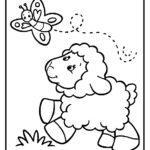 Símbolos da Páscoa para colorir
