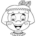 Dia do Índio para colorir