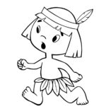 Dia do Índio para colorir