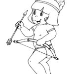 Dia do Índio para colorir