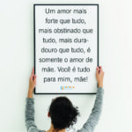 Mensagem para o dia das mães