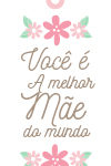 Tag Dia das Mães para imprimir