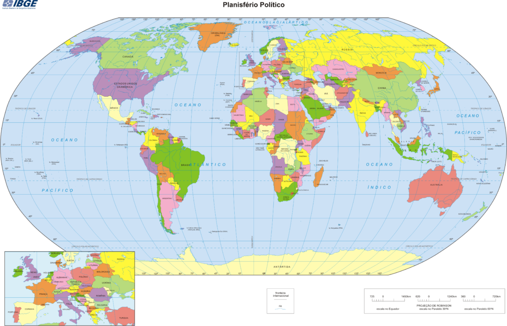 Tipos de mapa - Mapa político 