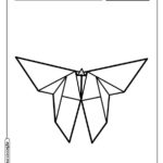Borboleta para colorir