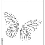 Borboleta para colorir
