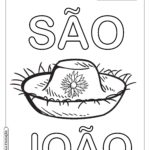 Desenhos de festa junina para colorir