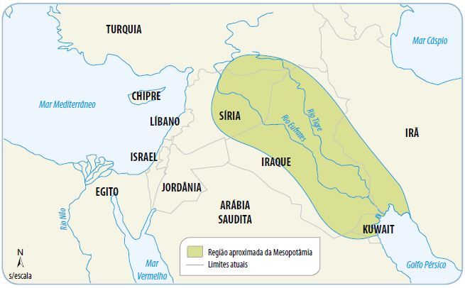 Exercícios sobre Mesopotâmia