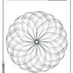 Flor para colorir