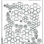 Flor para colorir
