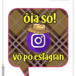 Plaquinhas de Festa Junina