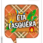Plaquinhas de Festa Junina