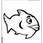 Peixe para colorir