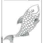 Peixe para colorir