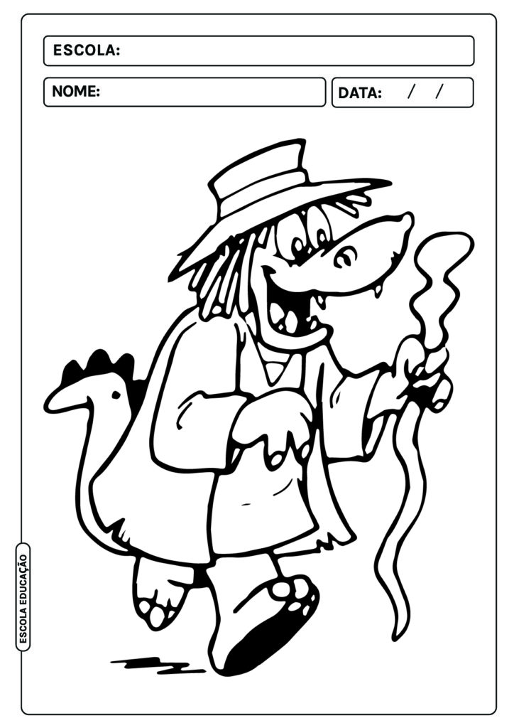 Cuca para colorir