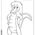 Cuca para colorir
